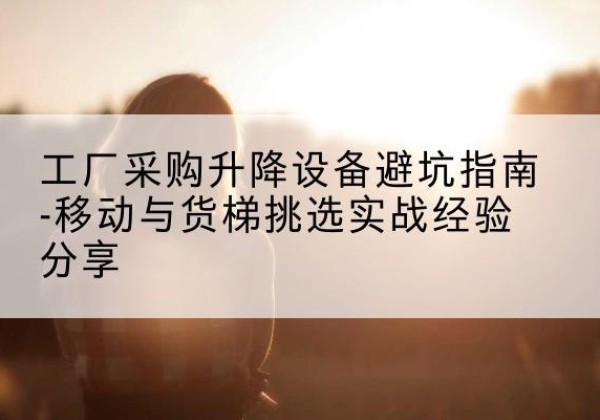 博望移动式升降机怎么选-工厂采购升降设备避坑指南-移动与货梯挑选实战经验分享